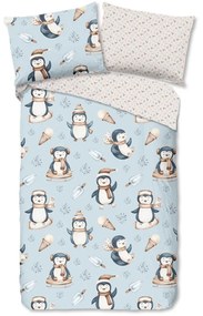 Flanelové detské obliečky na jednolôžko 140x200 cm Jani – Good Morning