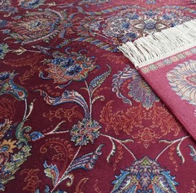 Koberec Exkluzívny Qum Silk 08 červený