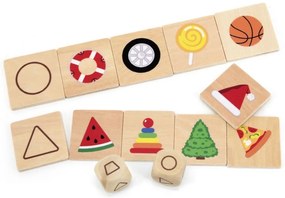 Viga Drevené puzzle - Tvary