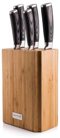 Sada nožov G21 Gourmet Stone 5 ks + bambusový blok 6002238