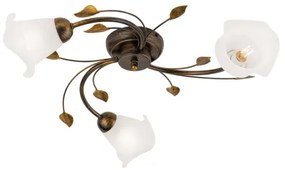 Orion DL 7-788/3 - Prisadený luster SISI 3xE14/40W/230V pr. 60 cm bronz/patina