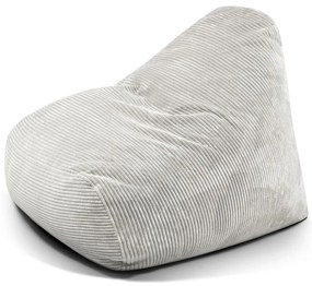 Krémový menčestrový sedací vak Snug 100 – SLOWDOWN