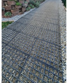 Záťažový rošt REPLAST, 800 x 600 x 43 mm, exteriér