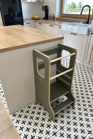 Učiaca veža Montessori pre deti olivová