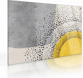Sklenený obraz - Abstraktná maľba pláže N⁰3 (70x50 cm)