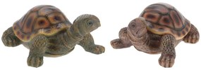 Záhradná figúrka z polystonu Turtles, sada 2ks, 10x12,5 cm, viacfarebná