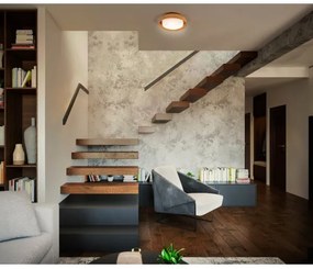 Osram - Stropné svietidlo ORBIS MADRID 2xE27/10W/230V pr. 29 cm drevený dekor