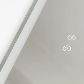 Brilagi - LED stmievateľné vyhrievané kúpeľňové zrkadlo s podsvietením BELLA LED/19W/230V 60x90 cm IP44
