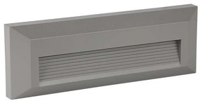 LED Vonkajšie schodiskové svietidlo LED/3W/230V IP65 3000K šedá