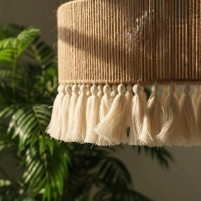 Toolight Toolight, stropné svietidlo 40cm, 1xE27, APP1735-1CP, čierna-hnedá, OSW-05121