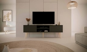 TV stolík TORONTO 160 cm čierny