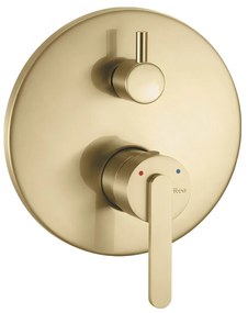 Rea Ontario, podomietková sprchová súprava s I-Box montážnym systémom, zlatá matná, REA-P5502