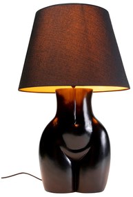 Donna stolová lampa čierna