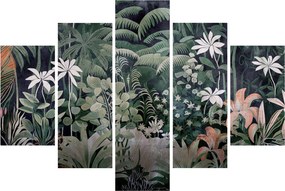 Obraz - Maľovaný vzor džungle (150x105 cm)