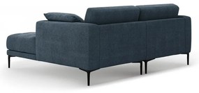 Tmavomodrá rohová pohovka (pravý roh/s leňoškou) Bemy – Micadoni