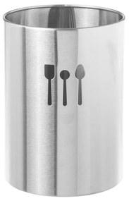 Kovový odkvapkávač na príbory Casa Selección, Ø 13 × 17,5 cm