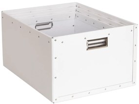 Biele kartónové úložné boxy v súprave 3 ks Ture – Bigso Box of Sweden
