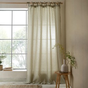 Zelený záves 140x229 cm Zanzibar Woven Stripe – Pineapple Elephant