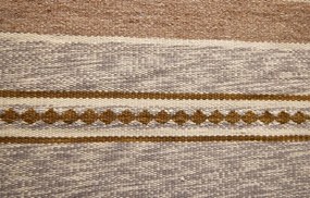 Diamond Carpets koberce Ručne viazaný kusový koberec Wild West DESP HL62 Natural Brown - 140x200 cm