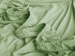 XPOSE® Jersey plachta Exclusive - svetlo zelená 180x200 cm