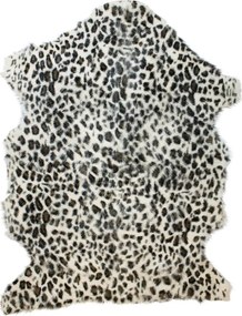 Koberec kozej kože leopard hnedý (capra aegagrus hircus) - 60 * 90 * 2cm