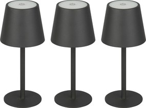 XXXLutz SADA STOLNÝCH LAMP 3 ks 8,6/20,3 cm Novel - Vonkajšie osvetlenie - 004076001901