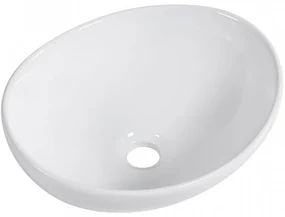 Cerano Giorgio, keramické umývadlo na dosku 410x330x150 mm, biela lesklá, CER-CER-428413