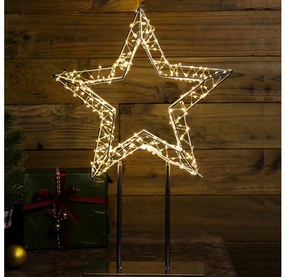 Brilagi - LED vonkajšia vianočná dekorácia LED/3,6W/230V IP44 44x30 cm hviezda