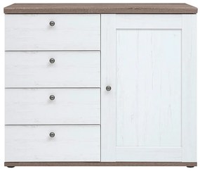 Komoda TEINA 4S1D, borovica canyon