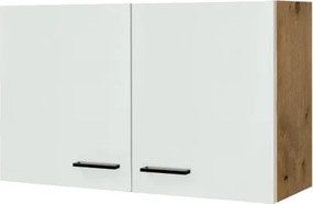 Horná kuchynská skrinka Avila H100, dub lancelot/krémová, šírka 100 cm%