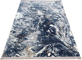 DC Koberec Exclusive 101 sivá námornícka modrá Rozmer: 240×330 cm