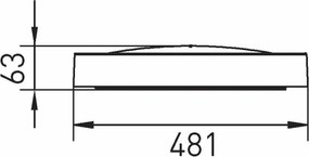 LED Stropné svietidlo SAMER LED/32W/230V 4000K