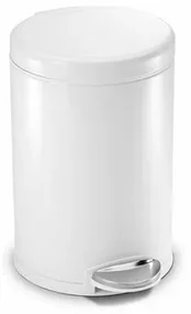Simplehuman Pedálový okrúhly kôš 4,5 l, biela