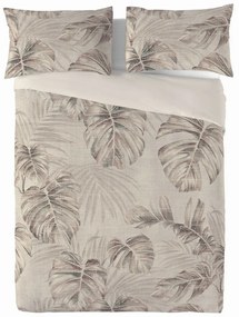 Obliečky zo zmesi bavlny a ľanu Monstera, 160 x 200 cm, 2 ks 70 x 80 cm