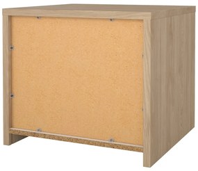 Biely/v prírodnej farbe nočný stolík Next – Tvilum