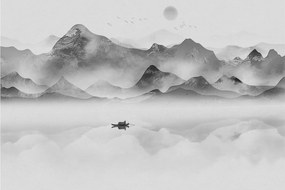 Obraz - Japonské jazero (90x60 cm)