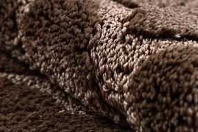 Kúpeľňový koberček SUPREME LINES kamienky, hnedý