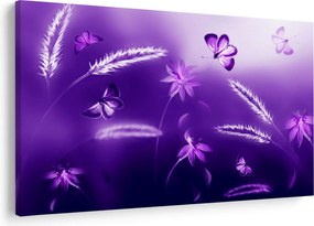 Obraz - Motýlia lúka (90x60 cm)