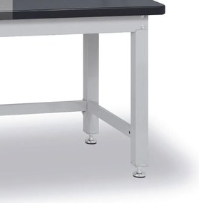 Prídavné kovové police na náradie pre stoly G4, 2 police, nosnosť 40 kg, 1500 x 300 x 450 mm