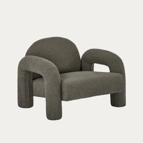Kreslo SEDIA TEDDY BOUCLÉ hnedé 778155