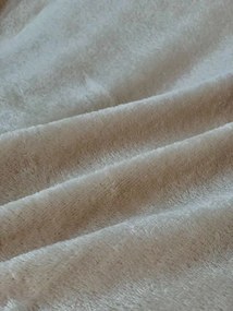 Mikroplyšová deka SOFT, béžová Rozmer: 200 x 220 cm