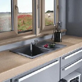 Laveo Lila, kuchynská batéria stojaca h-289, chrómová, LAV-BLD_06LD