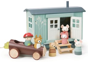 Tender Leaf - Drevená maringotka s myškami