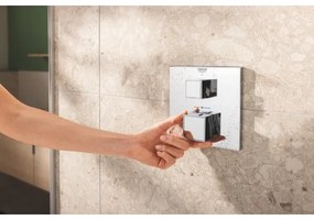 GROHE 34879000 - Podomietkový sprchový systém PRECISION CUBE 310 × 310 mm chróm