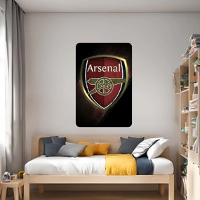 60x90cm Arsenal FC - textilná nálepka na stenu