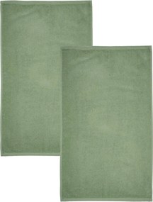 Zelené rýchloschnúce/froté bavlnené osušky v súprave 2 ks 90x140 cm Quick Dry – Catherine Lansfield