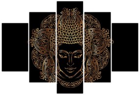 Obraz zlatého Budhu (150x105 cm)