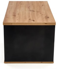 Konferenčný stolík Tera, dub wotan / Čierna