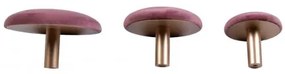 Věšák knoflíky GIZA HOUSE NORDIC set 3ks samet růžový House Nordic 4494021