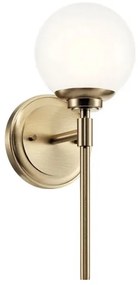 Kichler KL-BENNO1-CPZ - LED Kúpeľňové svietidlo BENNO 1xG9/3W/230V IP44 mosadz